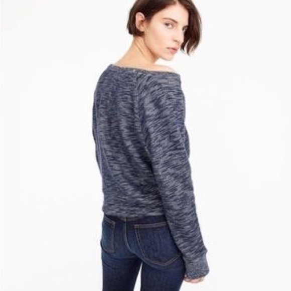 J Crew Twist Front Sweatshirt size Large / X-Large - Picture 8 of 9